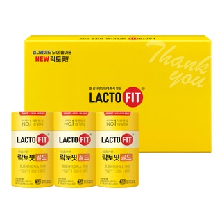 Chong Kun Dang 鍾根堂 LACTO-FIT Gold益生菌粉禮盒組 3罐入, 300g, 1盒