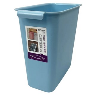 HOUSE 好室喵 好提方型紙簍 垃圾桶 PP聚丙烯, 顏色隨機