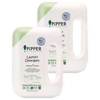 피퍼스탠다드 발효액 세탁 세제 레몬그라스향 보틀, 2개, 900ml