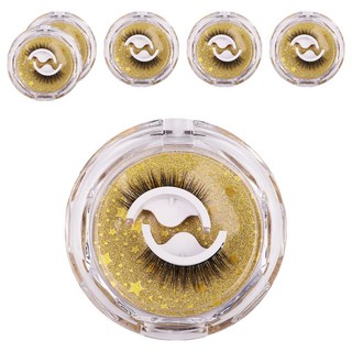 自黏眼睫毛 2對入 可重複使用, W03純欲系款, 6盒