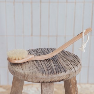 WESSEN 樺木 2D 身體刷, 自然色, 1個, 1入