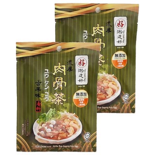 游建好 肉骨茶古早味湯滷包, 純天然中藥材調製, 無添加化學物料及防腐劑, 獨家精心調配, 四季皆宜, 110g, 2包