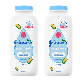 Johnson's 嬌生 爽身粉, 200g, 2個