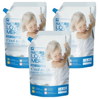 NATURE LOVE MERE 林貝兒抗菌洗衣精, 1.3L, 3包