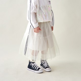 MARI N MORI 兒童運動風線條長版紗裙