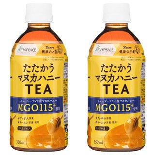HiPEACE 麥蘆卡蜂蜜風味紅茶, 350ml, 2個