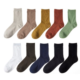 CARET 女款10色中筒襪 10雙