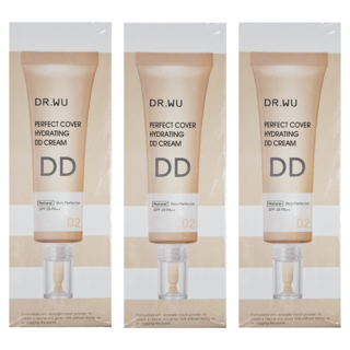 DR.WU 達爾膚 超完美保濕DD霜 SPF28 PA++, 自然色, 40ml, 3條