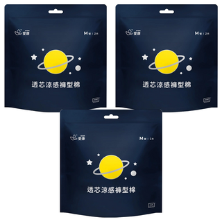 icon 愛康 透芯涼感褲型棉 300cc極致吸力 植物萃茶樹薄荷精油, M, 2片, 3包