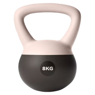 MICHAEL FITNESS 麥克健身 4~10kg 軟壺鈴 不傷地板, 8kg, 1個, 琥珀棕