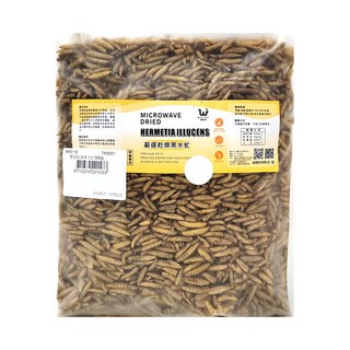 WEIYITER 維益特 台灣公司貨 嚴選乾燥黑水虻 爬蟲專用, 400g, 1包