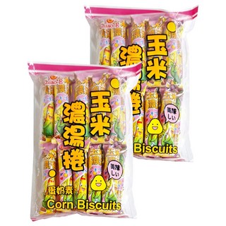 Chiao-E 巧益 玉米濃湯捲 蛋奶素, 200g, 2袋