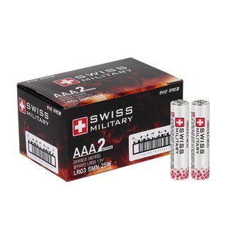 SWISS MILITARY 鹼性AAA電池, 40入, 1個