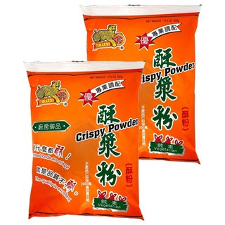 金錢豹 酥漿粉 專業調配 素食可用, 500g, 2包