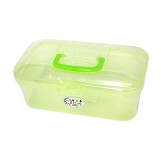 JUSKU 佳斯捷 大芭比收納箱 35 x 15 x 11.5cm 410g, 綠色, 1個