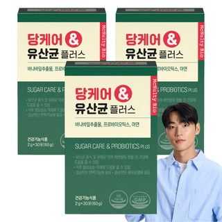 맥널티바이오 당케어 유산균 플러스, 60g, 3개