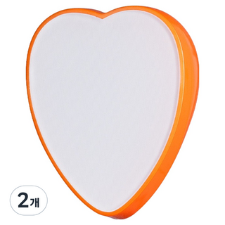 Keublangseu 可愛心形足部去角質器 白橘色 72 x 90 mm, 200g, 2個, 1入