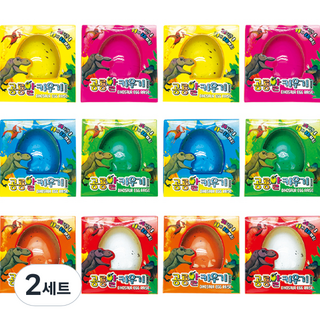 misoro 1500 恐龍蛋孵化公仔 2288 6種 x 2p 套裝 混合顏色, 2套