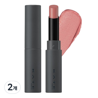 케이트 스팀 매트 누드 립, EX-2 체리 카푸치노, 16g, 2개