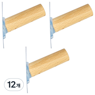 제이라이프 피노키오 싱글 원목 후크, 내추럴