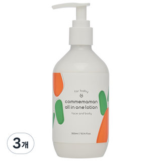 꼼마망 베이비 올인원 로션, 3개, 300ml