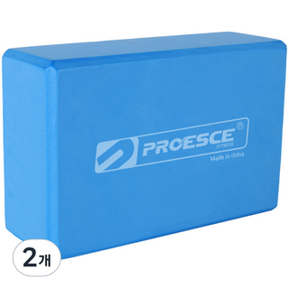 프로이스 요가블럭, 블루, 2개