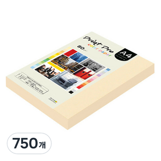 paperculture Print Pro 彩色影印紙 No 02 象牙白, A4, 750個