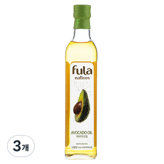 Fula 酪梨油, 3個, 500ml