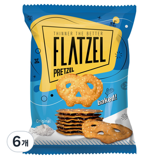 플랫첼 크리스프 오리지날, 6개, 65g