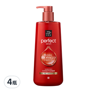 mise en scene 魅尚萱 Perfect精華護髮素，摩洛哥黃金堅果油 超級滋潤, 680ml, 4瓶