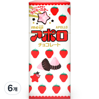 메이지 아폴로 초콜릿, 46g, 6개