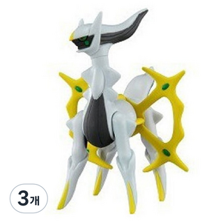 ACADEMY HOBBY MODEL KITS 怪獸收藏 EHP 04 阿爾宙斯 寶可夢 Moncolle 公仔 S81350, 3個