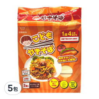 田靡製麵日式炒麵中華風味 5包 寶寶副食品 營養豐富 獨立包裝, 153g