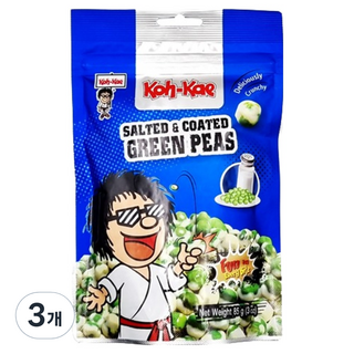 Koh-Kae 大哥 豌豆酥 鹽味, 85g, 3包