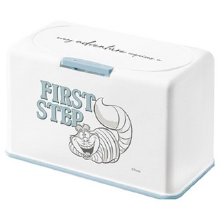 Disney 迪士尼 迪士尼桌面彈蓋垃圾桶 貓狗系列, 翹尾柴郡貓 白色