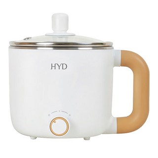 HYD 品宅趣 輕食料理快煮鍋 D-522, 1L容量, 防乾燒保護, 雙層防燙, 二段火力
