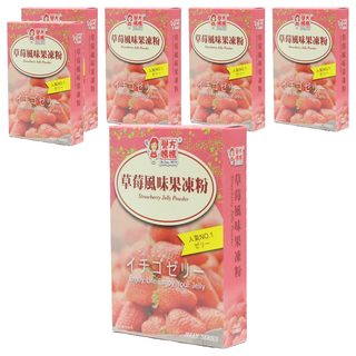 譽方媽媽 草莓風味果凍粉 100g, 6盒