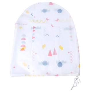 E.City EVA霧面防水全包款風扇防塵套, 68 x 55cm, 透明