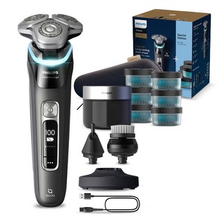 필립스 i9000 프레스티지 시리즈 전기면도기, XP9207/77, 잉크 블랙