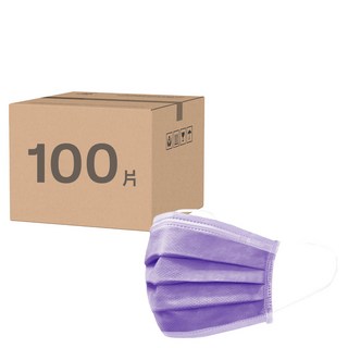 MEDTECS 美德醫療 醫用口罩, 暖萌紫, 50片, 2盒