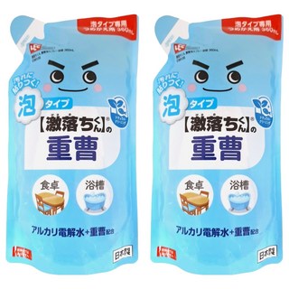 LEC 激落君 小蘇打 電解水 泡沫噴霧清潔劑 補充包 360ml 日本製造, 2包