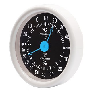 TANITA 塔尼達 指針式溫濕度計 TT-515, 黑色, 1個