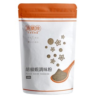 頂膳珍 胡椒蝦調味粉 輕鬆調味 在家享受道地台灣胡椒蝦風味, 100g, 1包