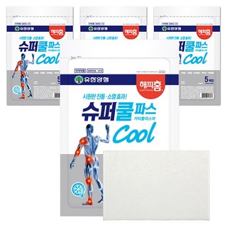 해피홈 슈퍼쿨 파스, 4개