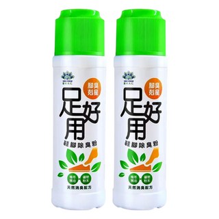 足好用 鞋腳除臭粉 天然茶樹精油配方, 100g, 2瓶