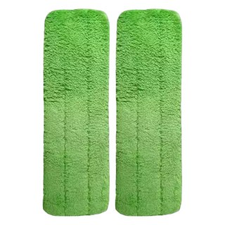 3M Scotch-Brite 百利 免手洗魔布拖把乾濕兩用補充包 2片, 1包, 綠色