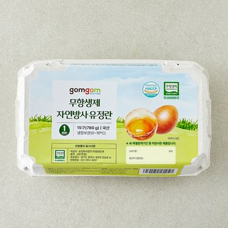 곰곰 무항생제 자연방사 유정란, 1개, 15구