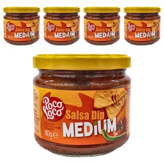 Poco Loco 中辣莎莎醬, 310g, 5罐