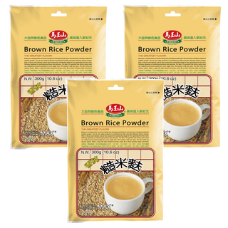 馬玉山 糙米麩, 300g, 3包