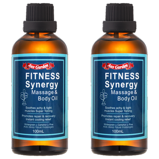 Aus Garden澳維花園 精油 A703 運動健身按摩油 100ml, 2瓶